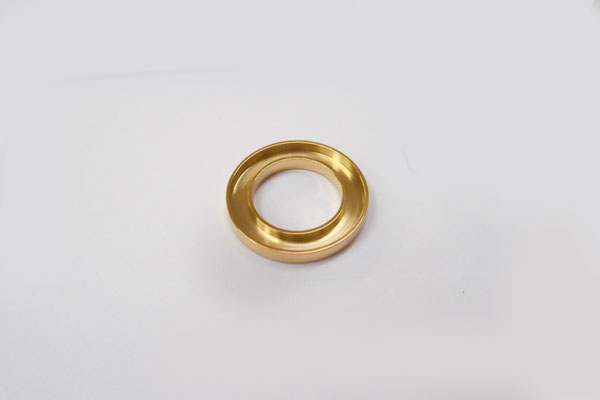SHAREKI ステンレス304 サークル チャーム 外径16mm ゴールド