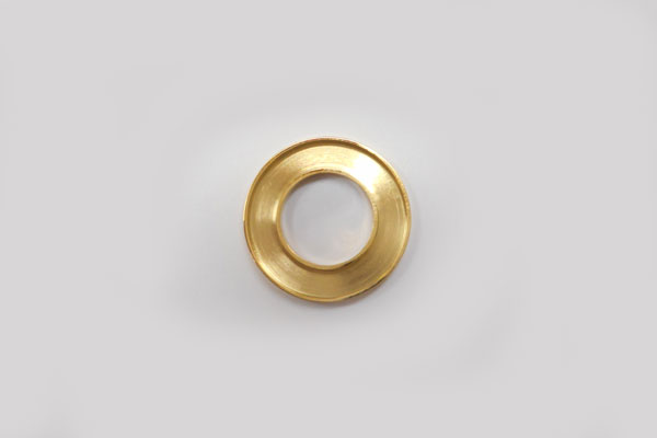 SHAREKI ステンレス304 サークル チャーム 外径18mm ゴールド
