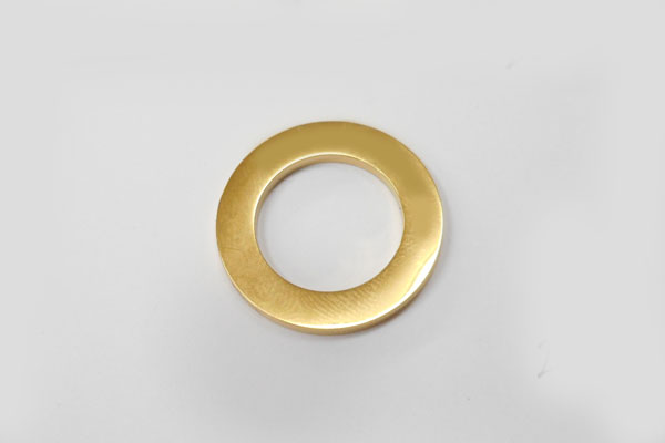 SHAREKI ステンレス304 サークル チャーム 外径23mm ゴールド