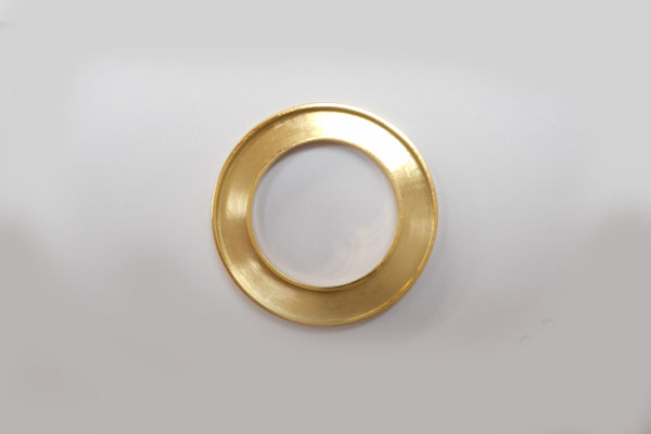 SHAREKI ステンレス304 サークル チャーム 外径23mm ゴールド