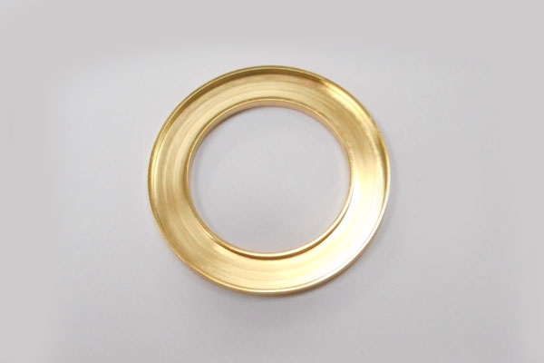 SHAREKI ステンレス304 サークル チャーム 外径30mm ゴールド
