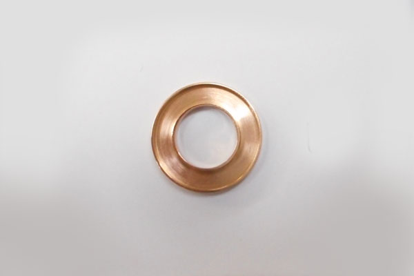 SHAREKI ステンレス304 サークル チャーム 外径18mm ピンクゴールド