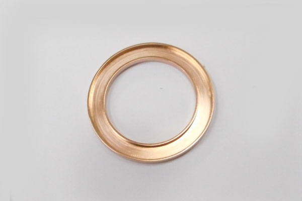 SHAREKI ステンレス304 サークル チャーム 外径28mm ピンクゴールド