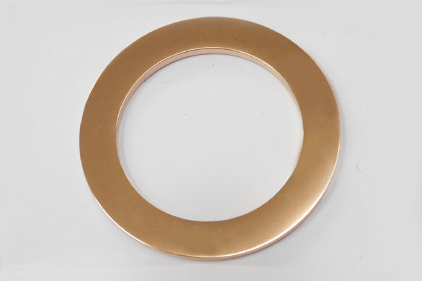 SHAREKI ステンレス304 サークル チャーム 外径42mm ピンクゴールド
