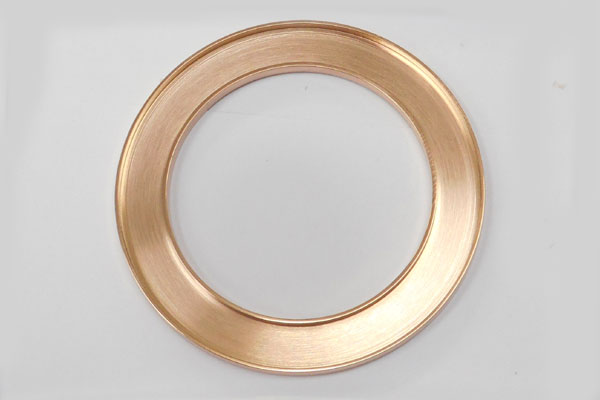 SHAREKI ステンレス304 サークル チャーム 外径42mm ピンクゴールド