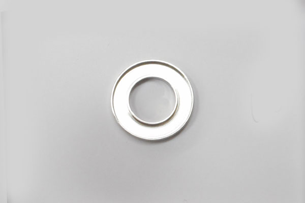 SHAREKI ステンレス304 サークル チャーム 外径18mm ステンレスカラー