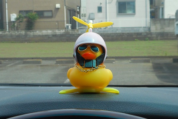 どこでもくっ付き音が鳴って光るアヒル ホワイト パソコン パソコンアクセサリー