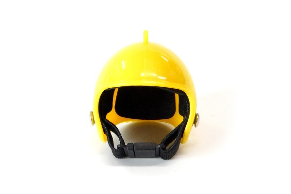 ハンドメイド ミニ ヘルメット バイク ミニヘルメット イエロー