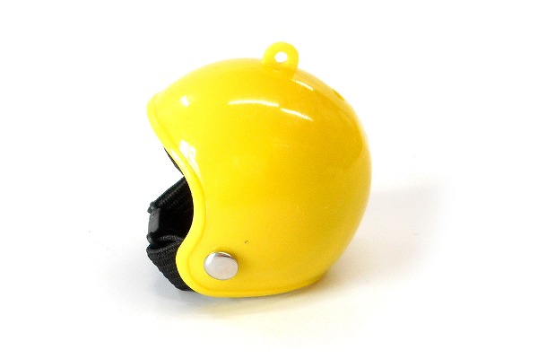 ハンドメイド バイク ヘルメット ミニヘルメット イエロー