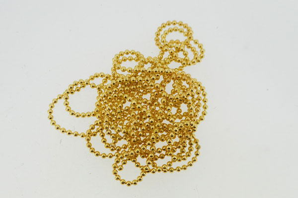 SHAREKI ボールチェーン ゴールド 1.2mm