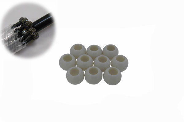 SHAREKI 傘用キラキラボール 芯材 プラスチックボール 外径12mm・内径6mm
