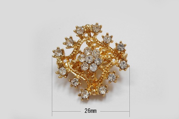 SHAREKI マスクアクセサリー マスクチャーム マスクブローチ サイズ