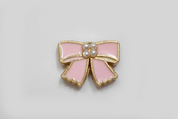 チャーム ピンク リボン Accessories