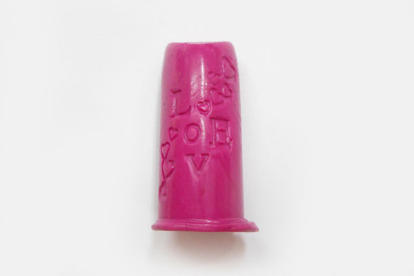 SHAREKIリップアクセサリー・DIYリップ用シリコンモールド love太さ12.1mm