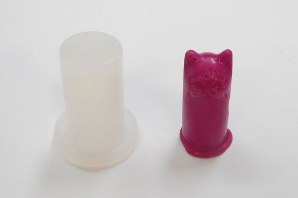 SHAREKIリップアクセサリー・DIYリップ用シリコンモールド猫B