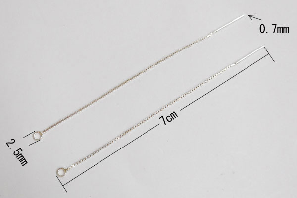 S❤Cシルバー925ピアスパーツ SVピアス金具K