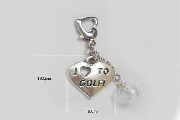 ゴルファーのためのI LOVE GOLFアロマチャーム