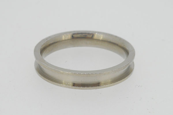 SHAREKI　316L サージカルステンレス  ステンレス　グルーデコ 指輪 素材  ゴールド 3mm 