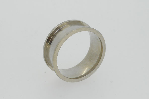ステンレス304 7mm 1溝 指輪素材