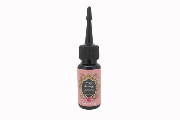 クラフト カラー UVレジン アレンジ クリアピンク 25g